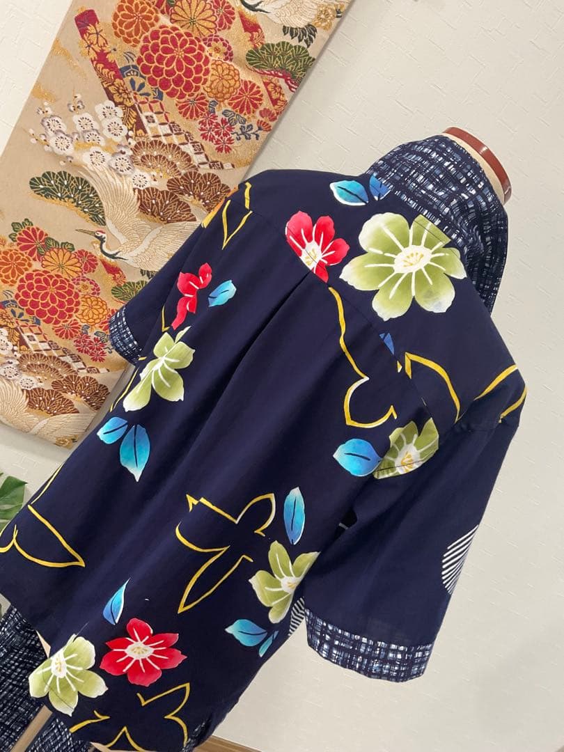 あんずちゃん♥︎専用❣️ 浴衣反物から甘辛セットアップ❣️