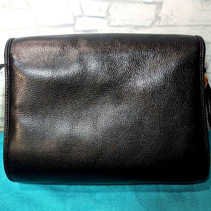 ♥極美品♥グッチ GUCCI ショルダーバッグ レザー 斜めがけ ブラック