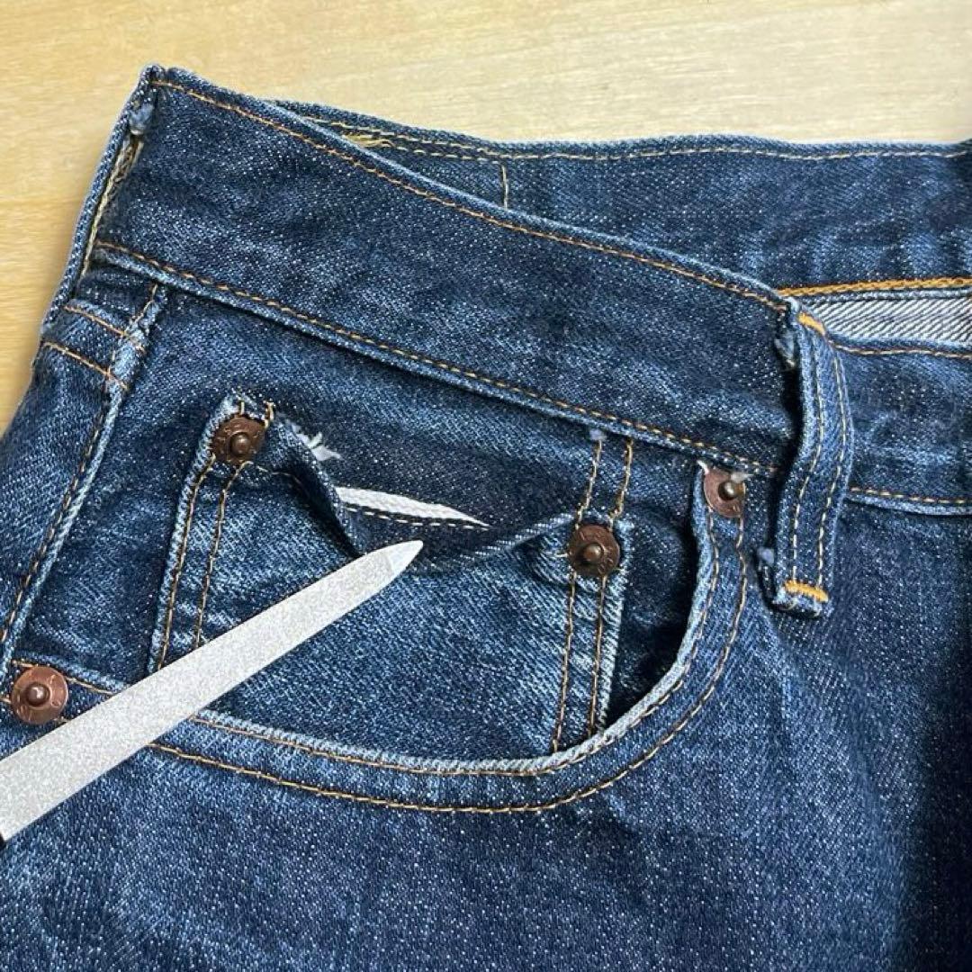 90s リーバイス501 50s-xx 革パッチ 赤耳 LVC