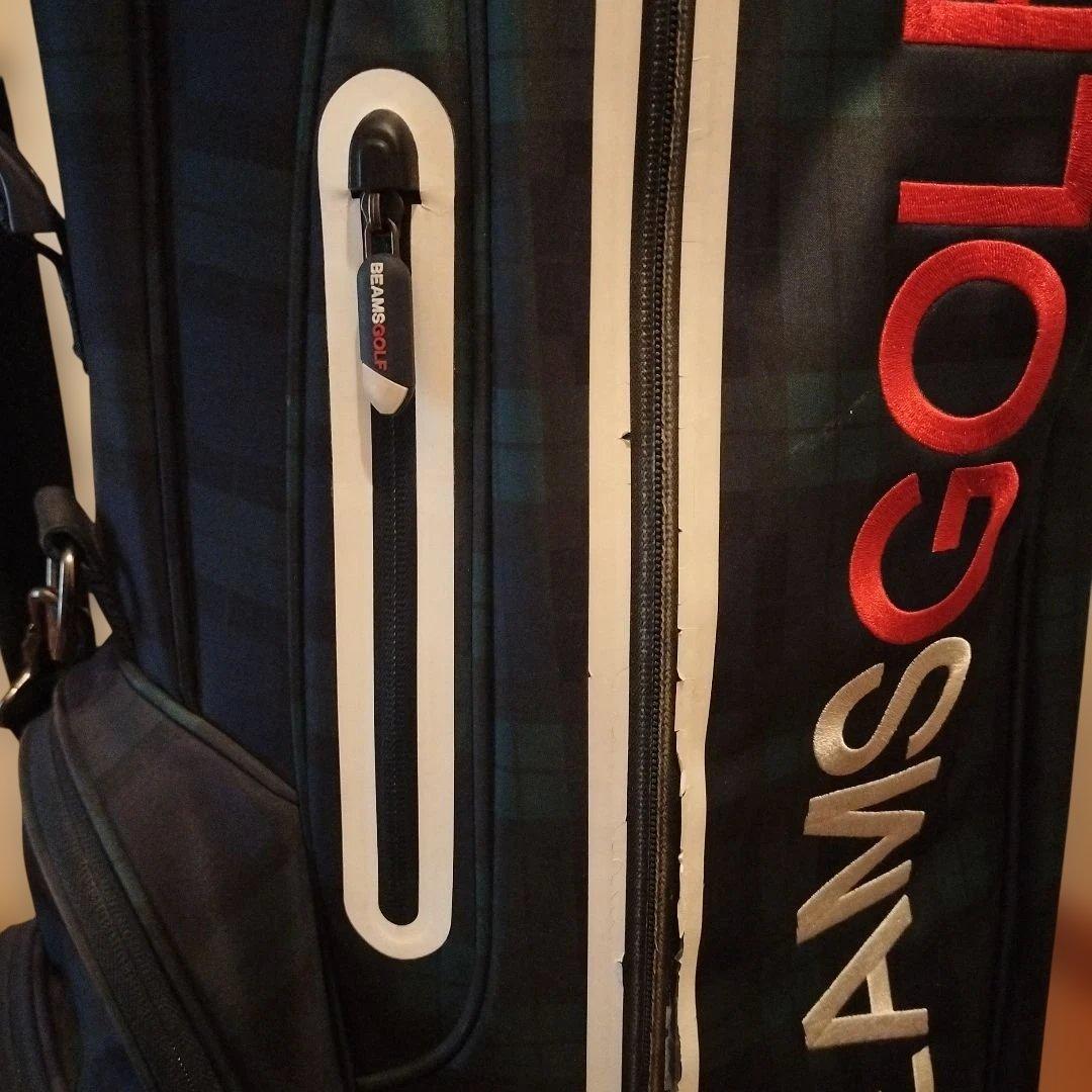 【土日限定値下げ】BEAMS GOLF キャディバッグ スタンド式 ※訳あり