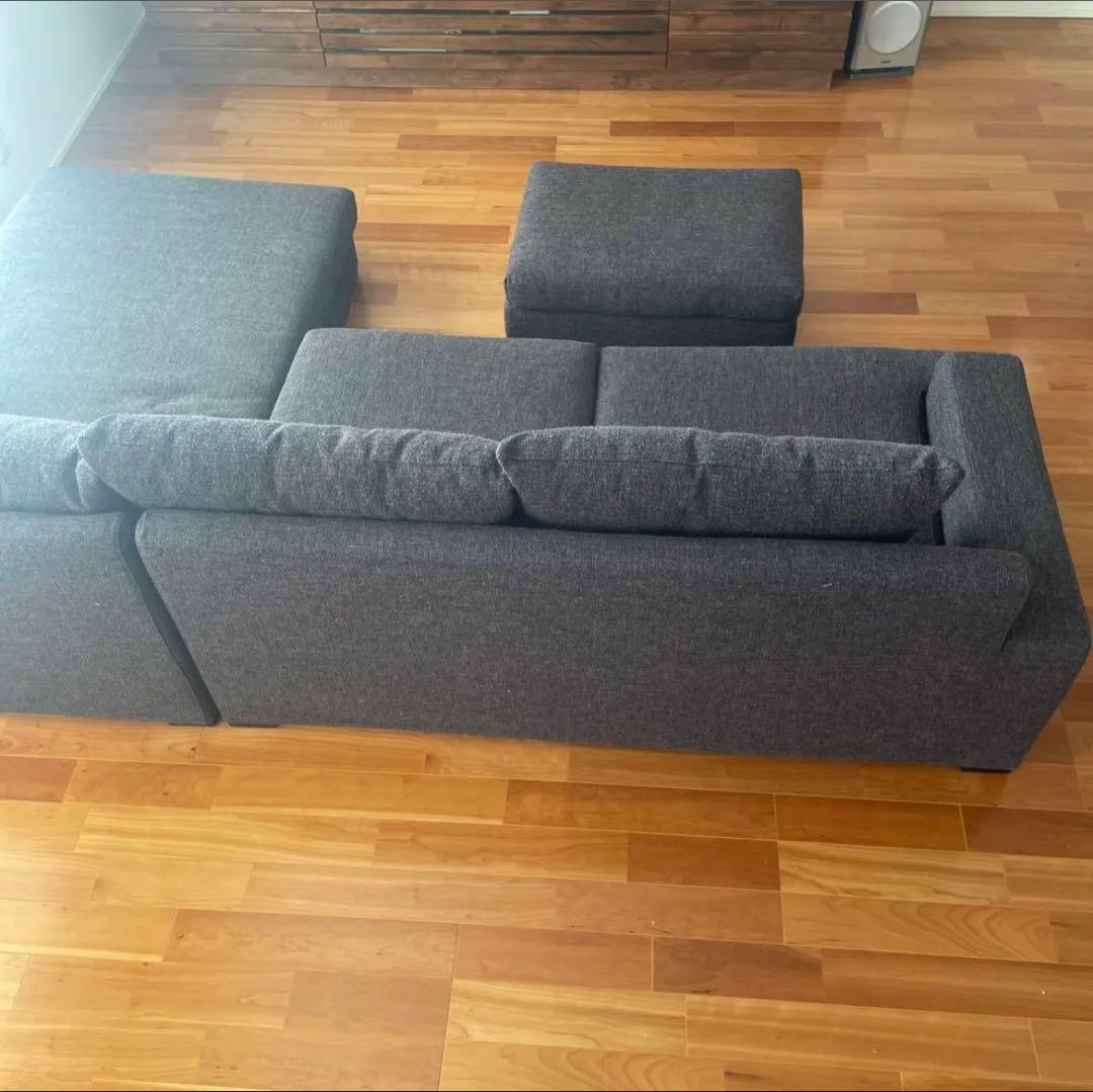 カウチソファ　ソファセット　① ロータイプ　ロング　3個全部購入必要