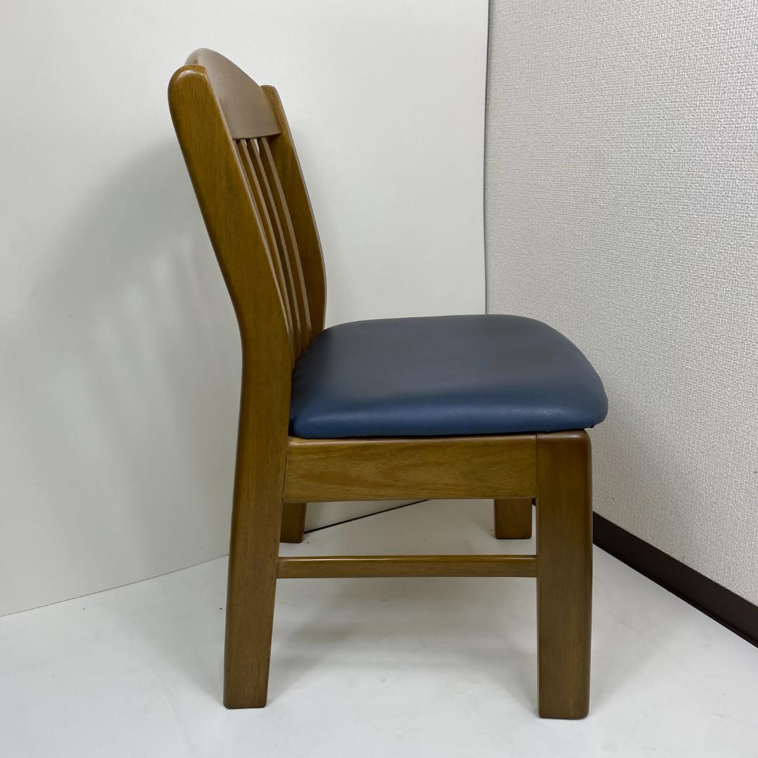 【匿名配送】2脚セット 松田家具 ダイニングチェア 椅子 昭和レトロ 木製