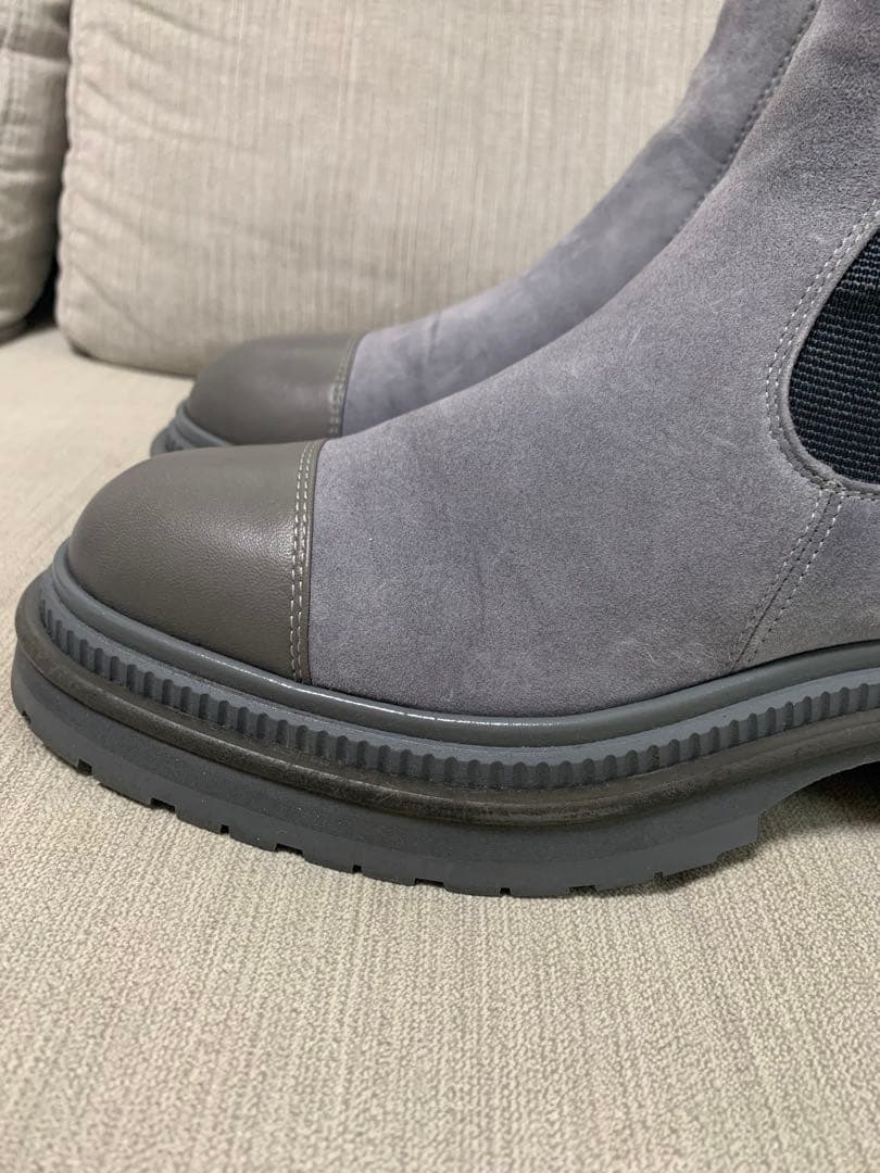 シャネル CHANEL ショートブーツ サイドゴアブーツ ココマーク 38サイズ