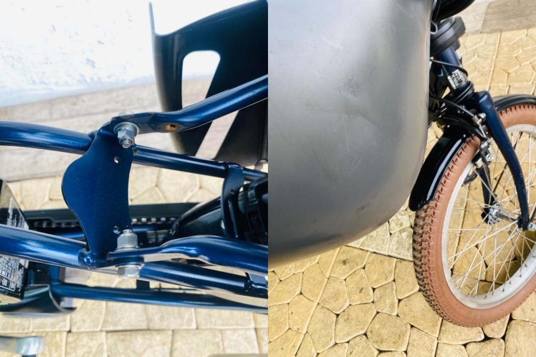 送料無【１年保証】DX 新品部品 整備士 子供乗せ１６Ah　クルーム電動自転車