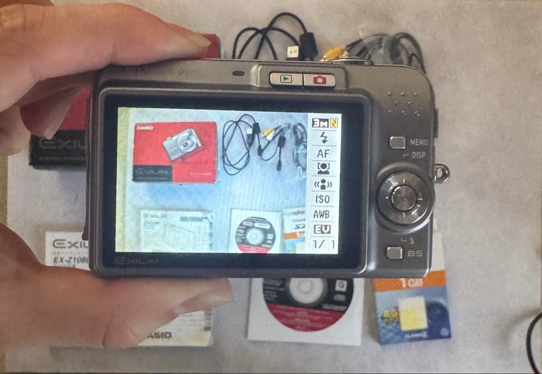 CASIO EXILIM EX-Z1080 コンパクトデジタルカメラ フルセット