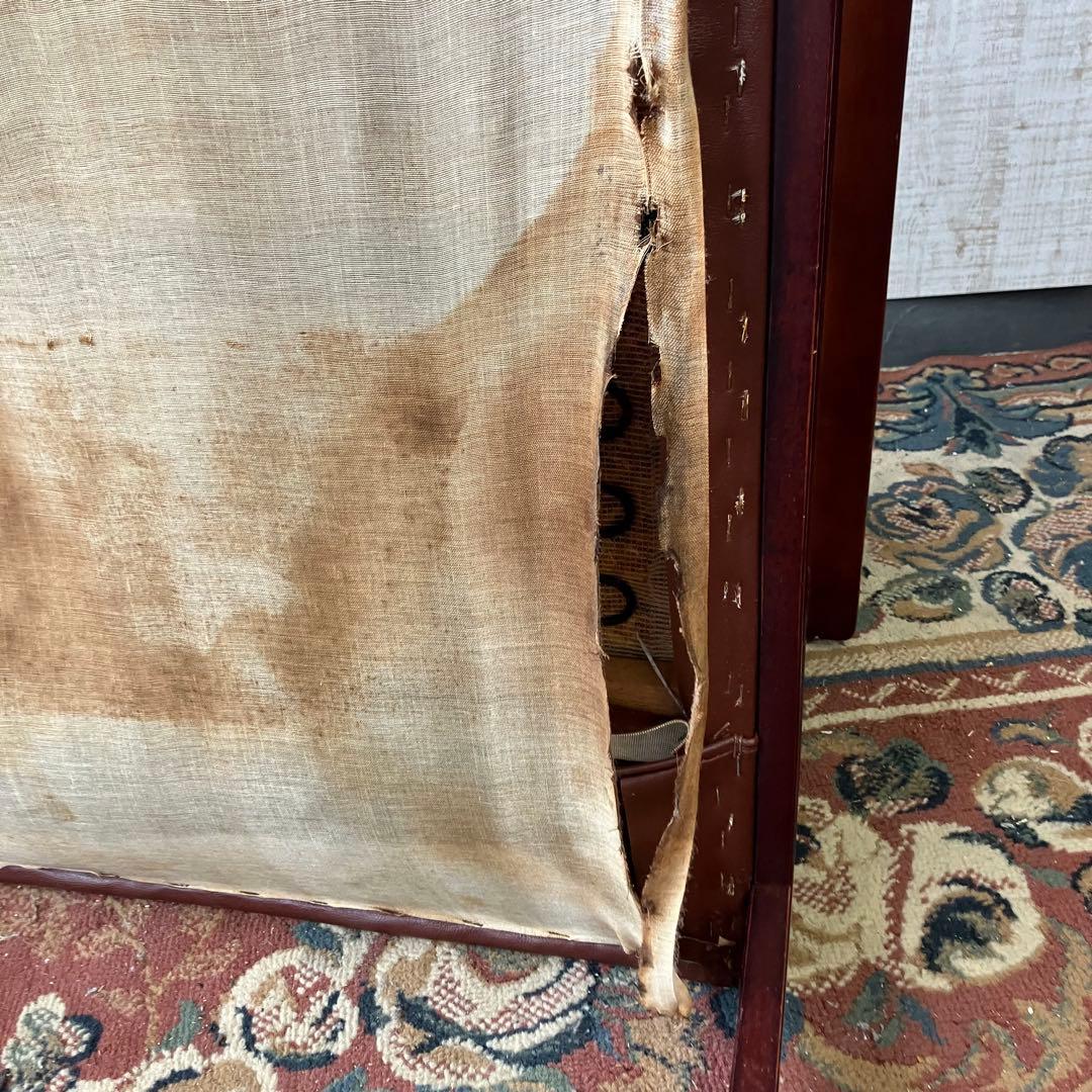 ②北欧レトロ プラス 木製フレーム アームチェア 一人掛けソファー ロビーチェア