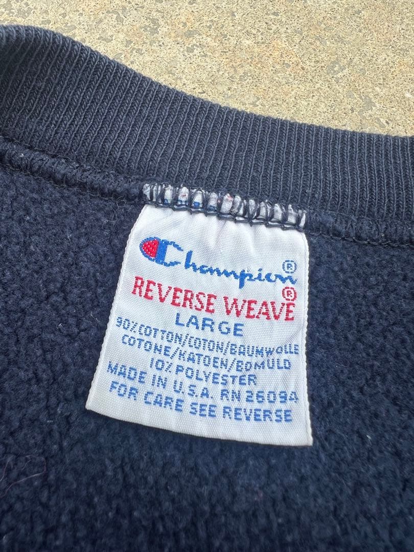 【USA製】90s Champion リバースウィーブ 両面プリントIVY