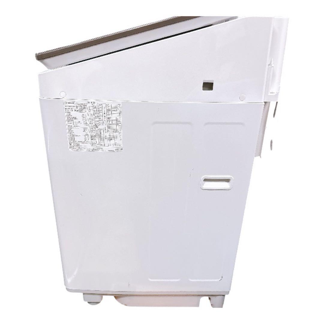 【送料込み】2020年製SHARP 10kg穴なし槽 洗濯乾燥機ES-PW10D