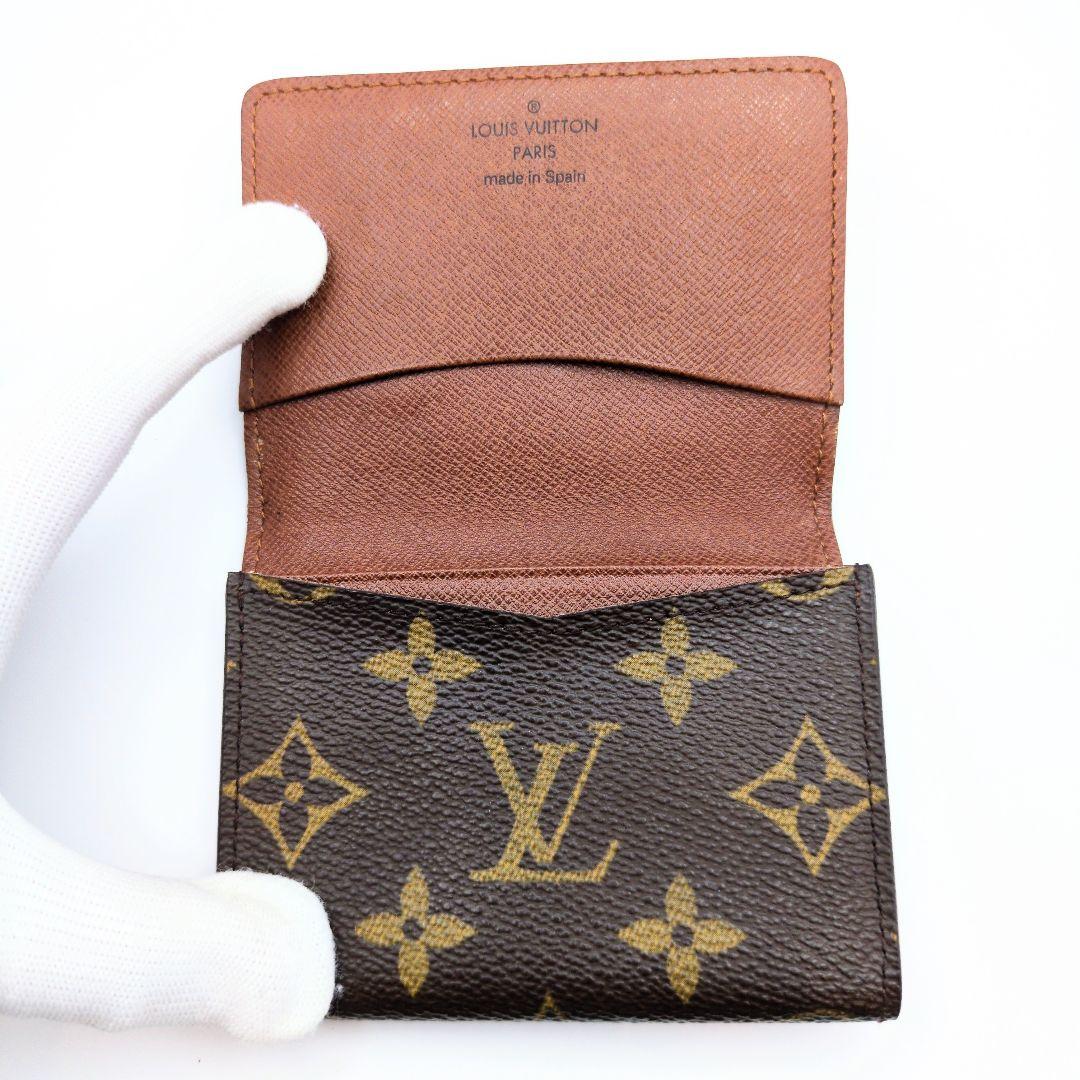 美品✨ルイヴィトン 名刺入れ モノグラム アンヴェロップ カルトドゥヴィジット