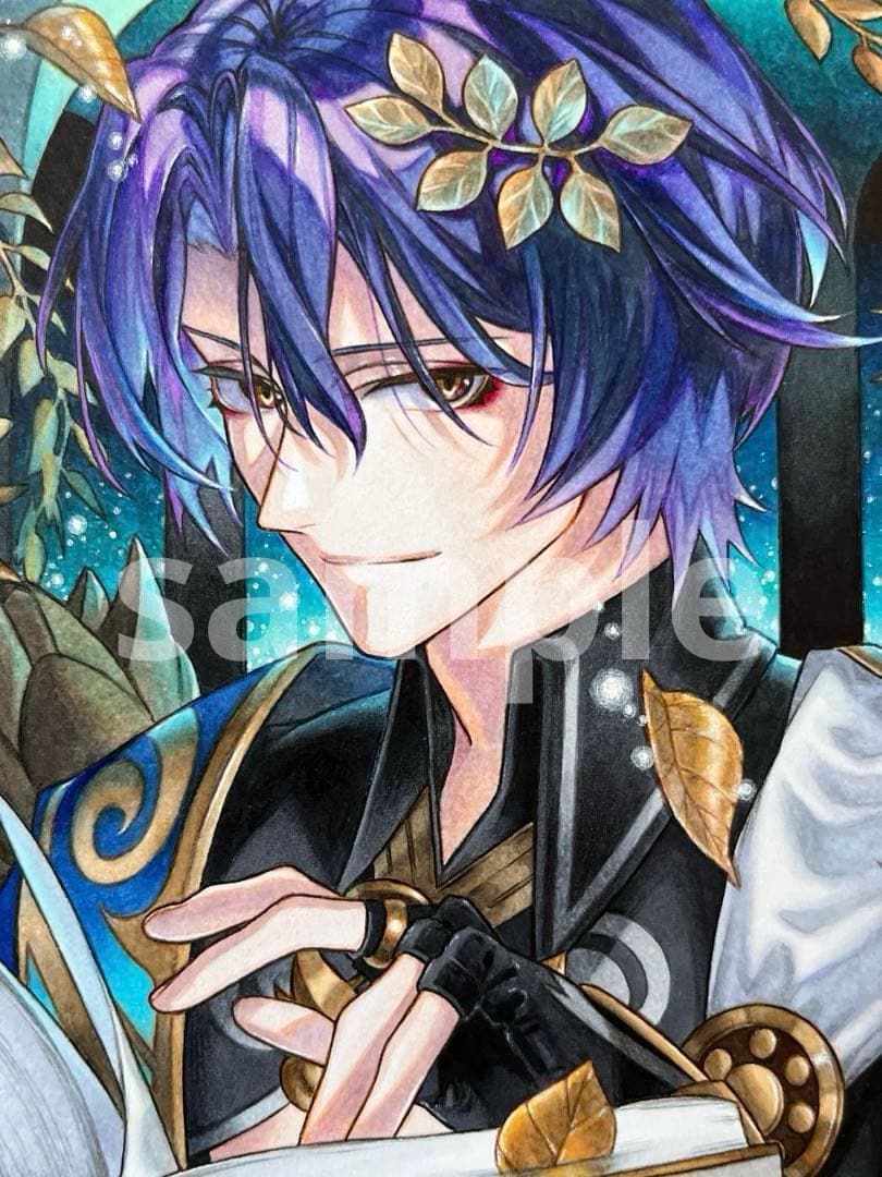 ✴︎ ちまき ✴︎ イラスト　手描き　アナログ　色紙