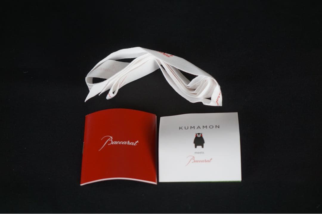 新品 バカラ くまモン クリスタル キャラクター フィギュリン オブジェ 置物