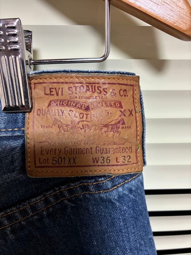 【限定品！手縫い加工】LEVI‘S 501ZXX1947 W36リーバイスLVC
