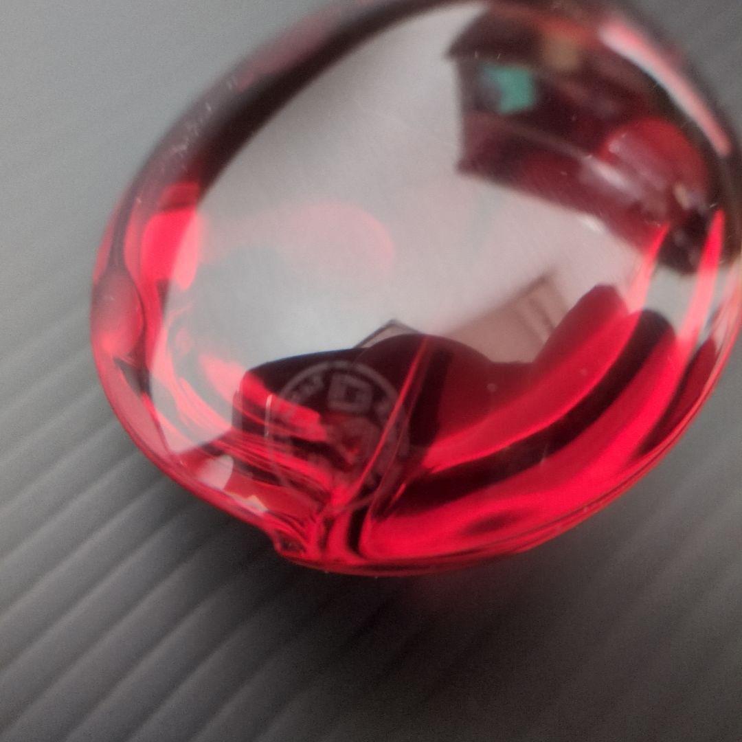 Baccarat バカラ てんとう虫 クリスタル　レッド