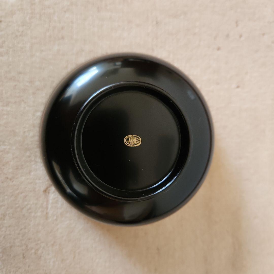 L【新品、超美品】象彦　汁椀　 日月 白檀睦美椀　五客セット