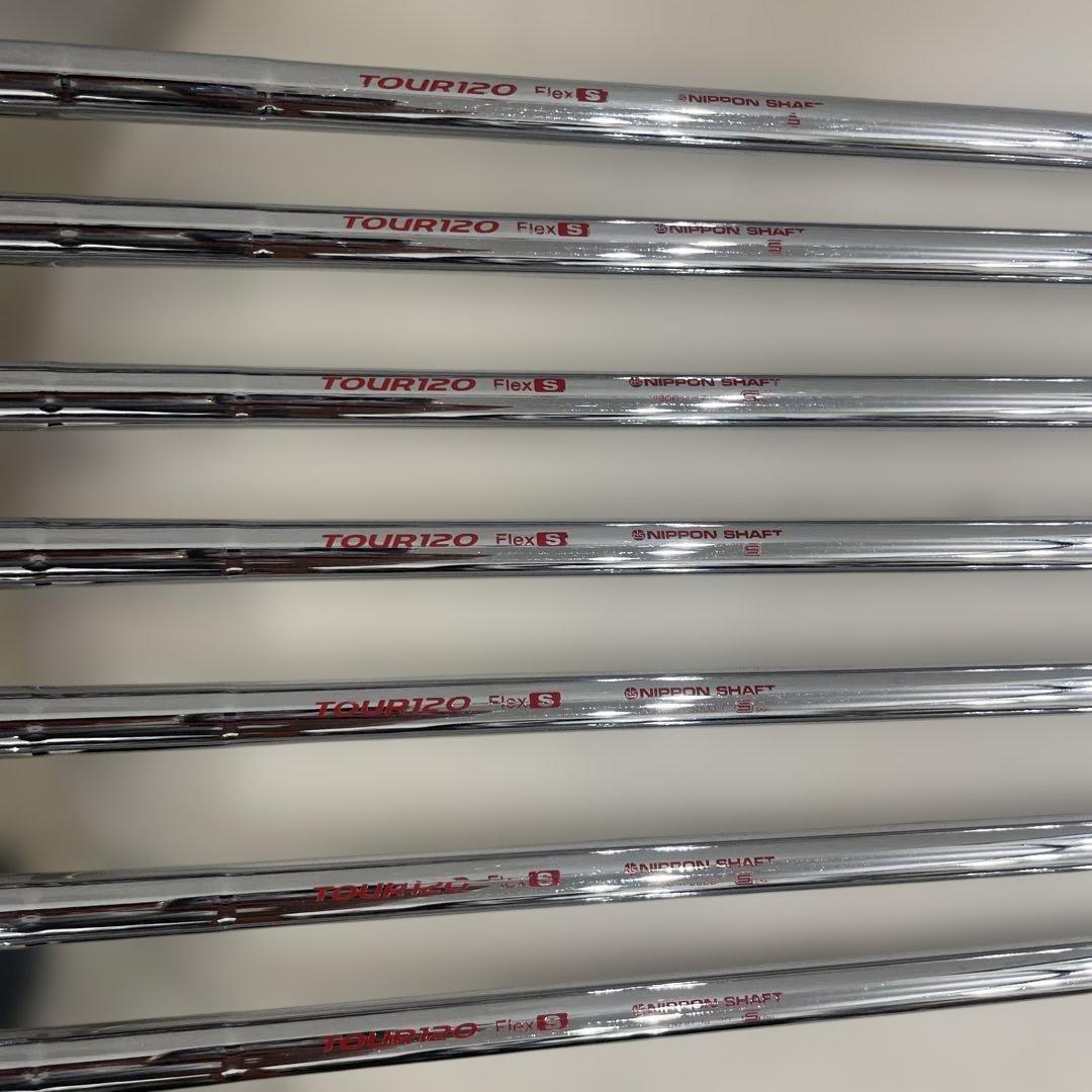 PING i210 アイアン 5〜U 7本セット 黒ドット モーダス120 Ｓ