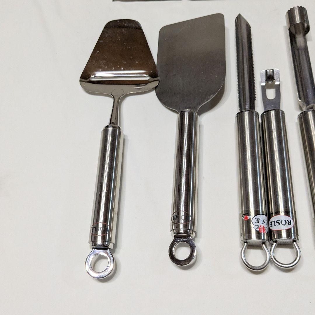 ROSLE レズレー 調理器具 スパチュラ パレットナイフ など 9点