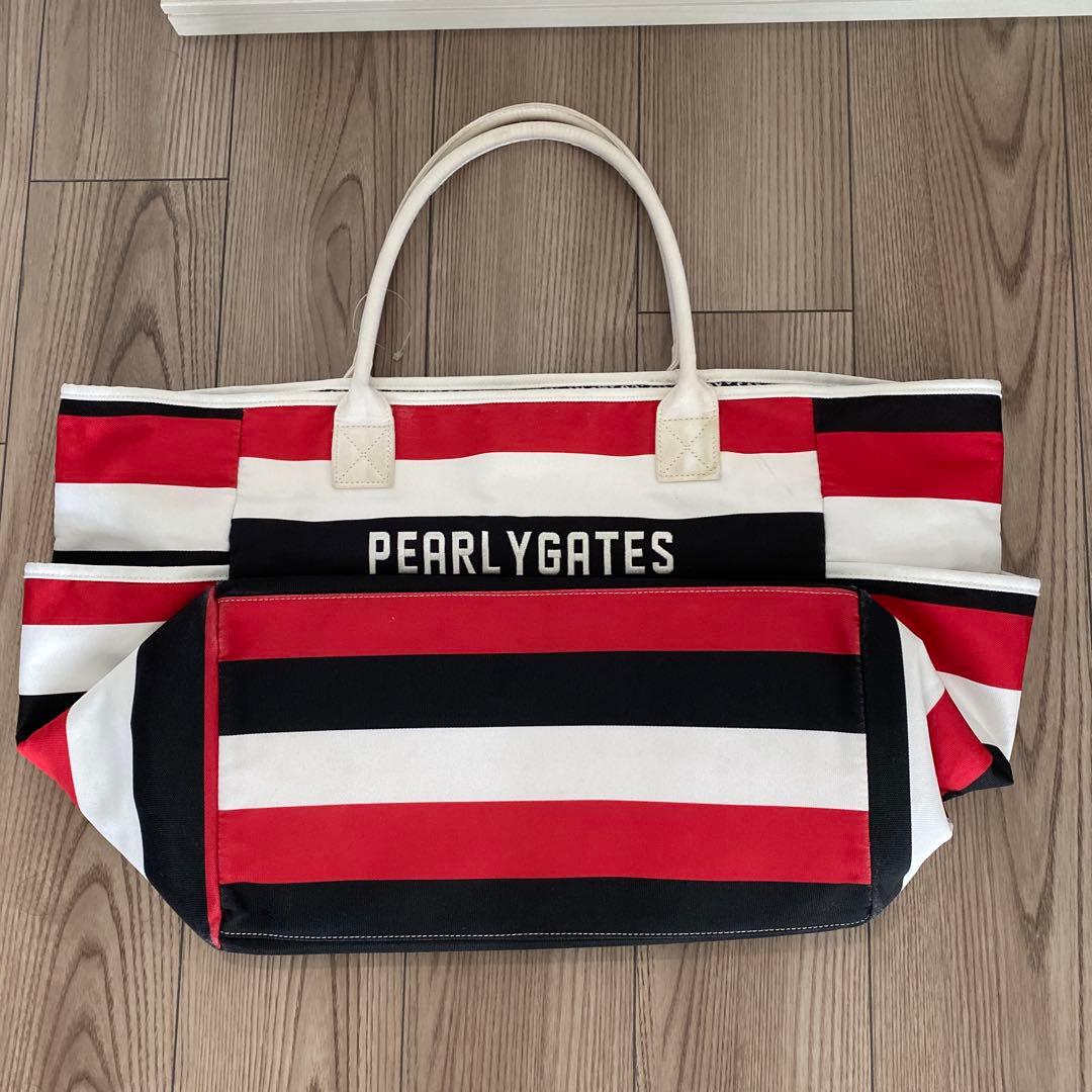 美品♪パーリーゲイツ　ロッカーバッグ　トリコロール