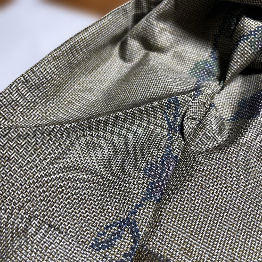 大島一元織　単衣ロング￼道中着