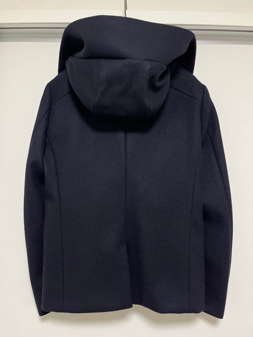 カズユキクマガイ attachment カシミヤ混ブルゾン ジャケット フード付