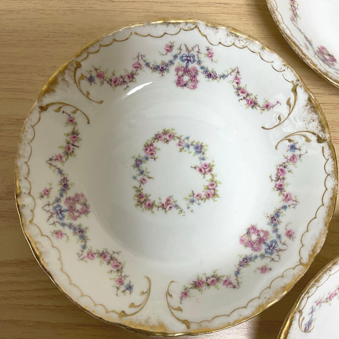 セオドア　アビランド リモージュ 597 ベリーボウル　④ 4枚セット