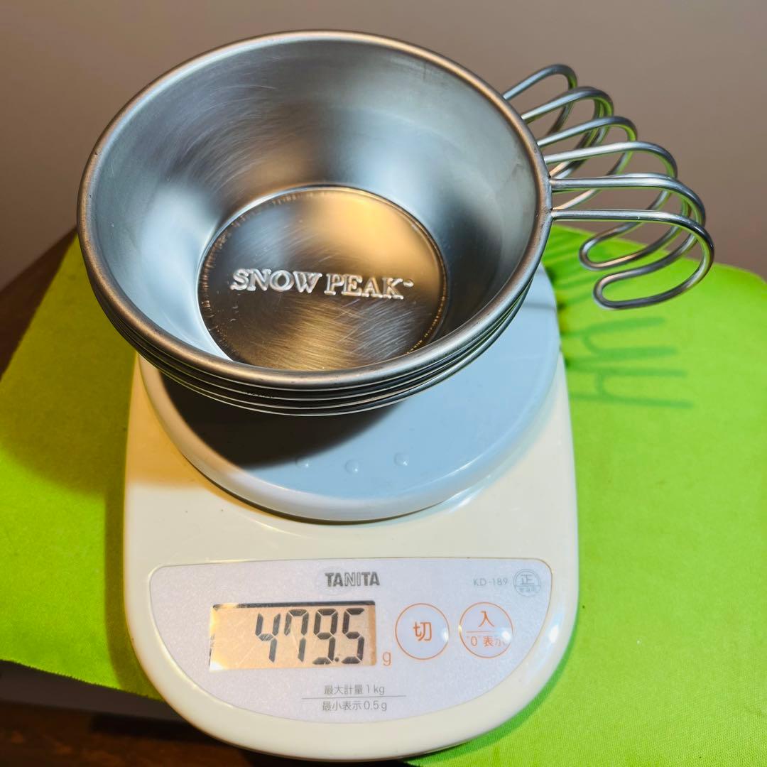 スノーピーク　旧ロゴ　シェラカップ