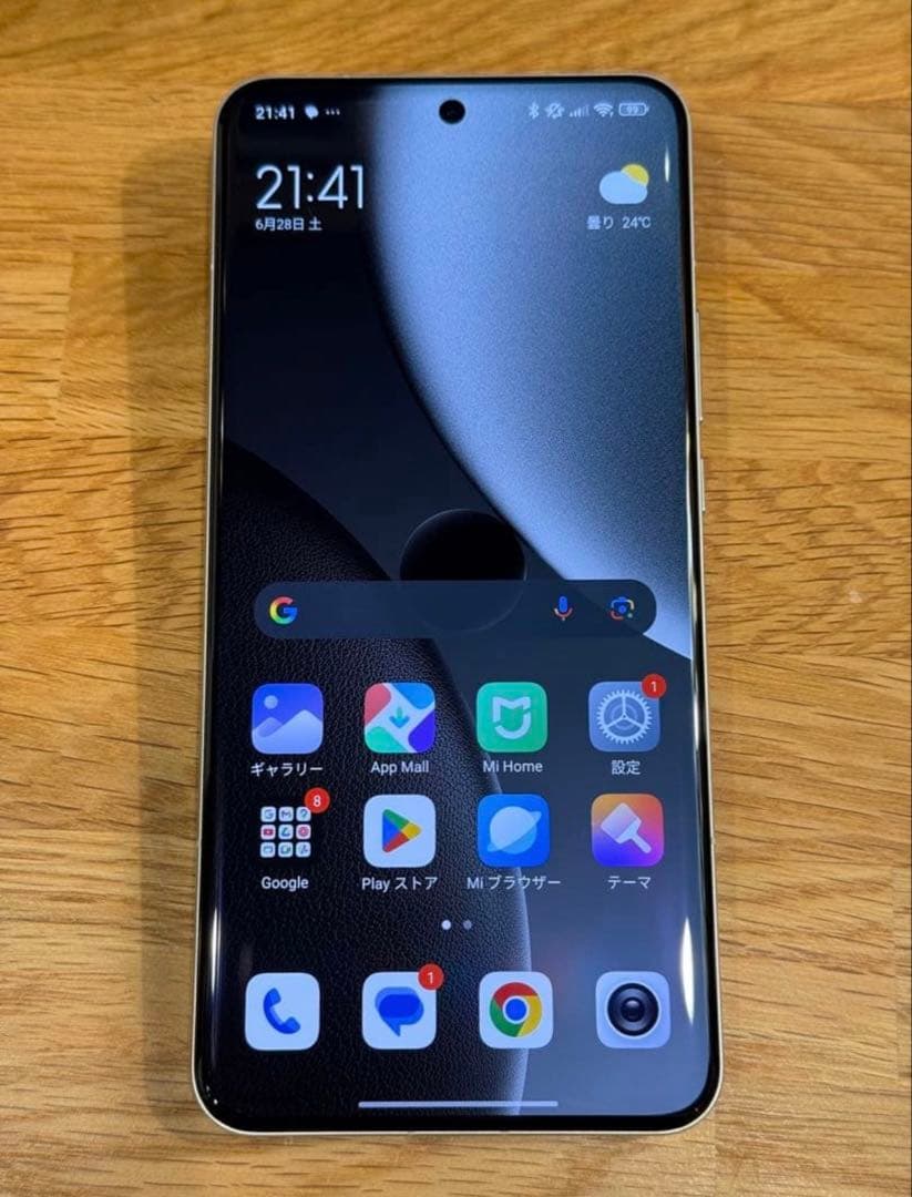 画面傷あり Xiaomi 15 Ultra シルバークローム 512GB 国内版