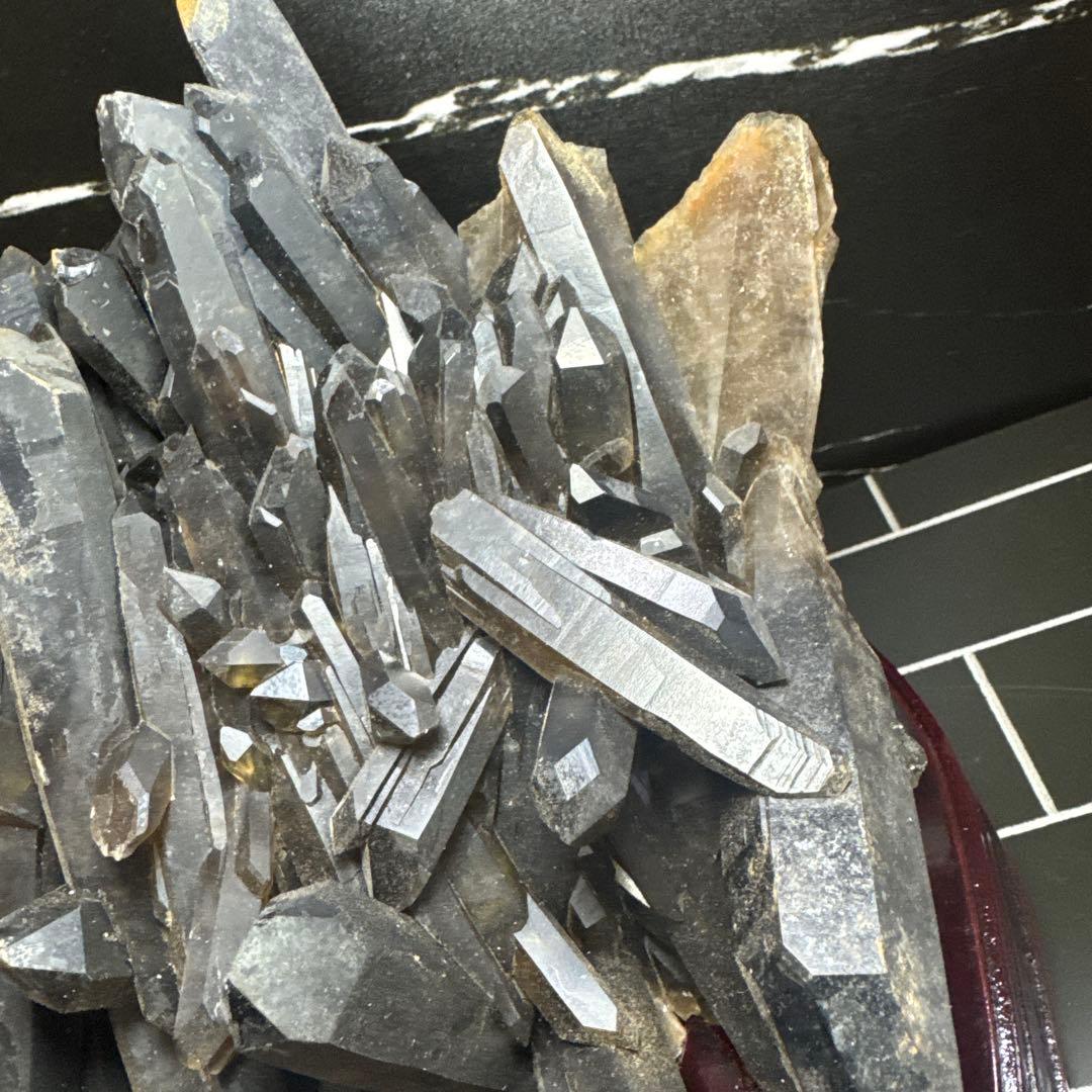 モリオン クラスター 黒水晶 原石 浄化 魔除け 強力守護 天然石