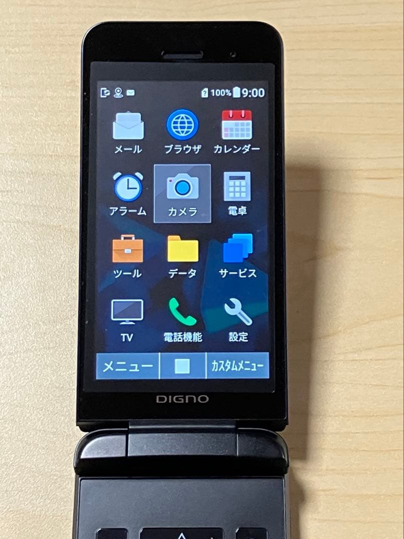 極美品 DIGNO ケータイ3 NP902KC ソフトバンク SIMフリー U6