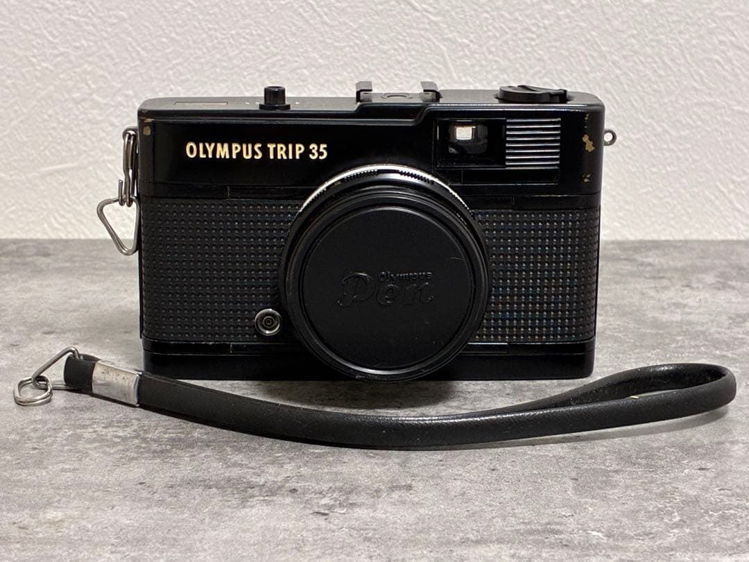 ⭐️希少⭐️モルト交換済⭐️ OLYMPUS TRIP 35 ブラック フィルムカメラ