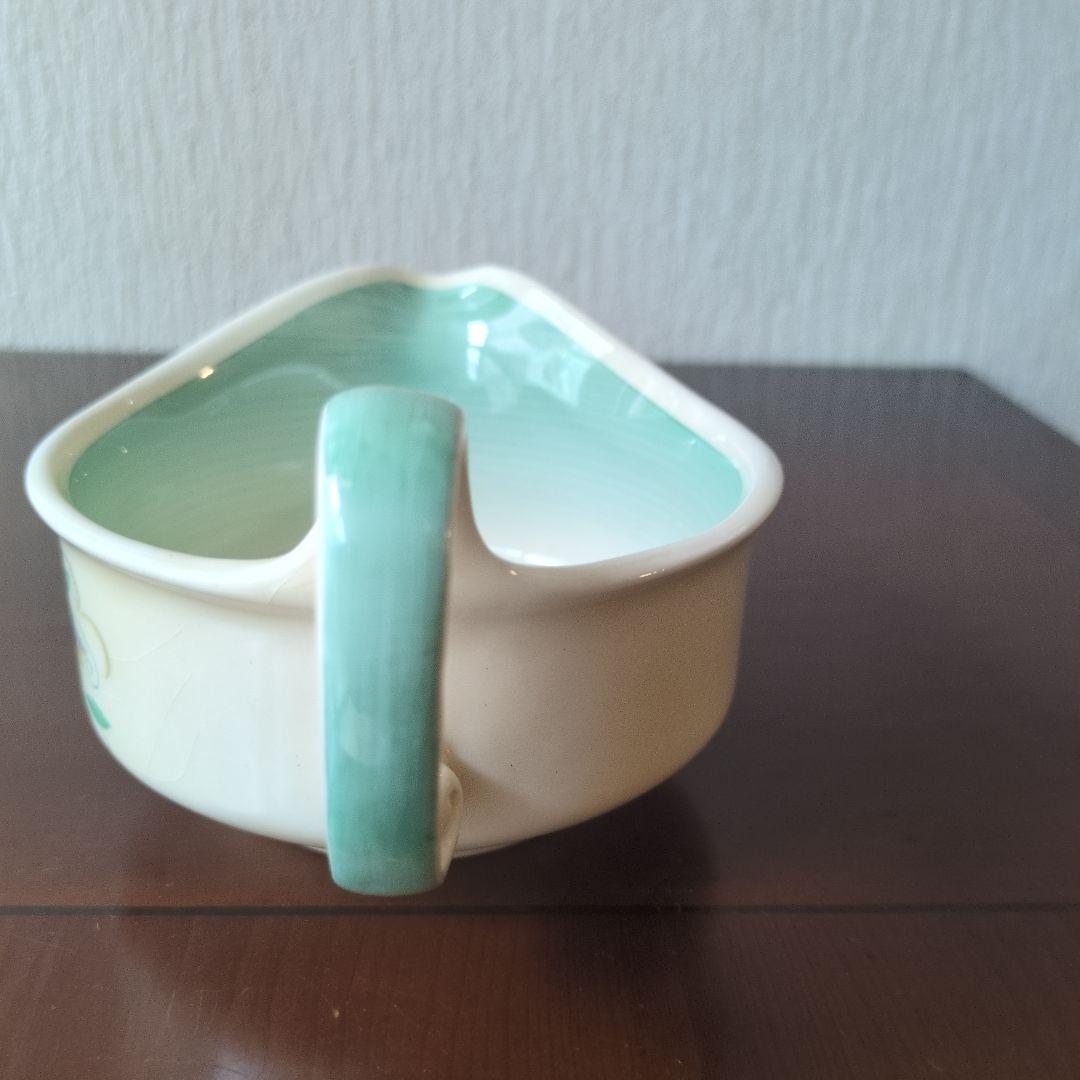 レア＊スージークーパー＊スクエアプレート＊ドレスデン＊グレービーソースボウル