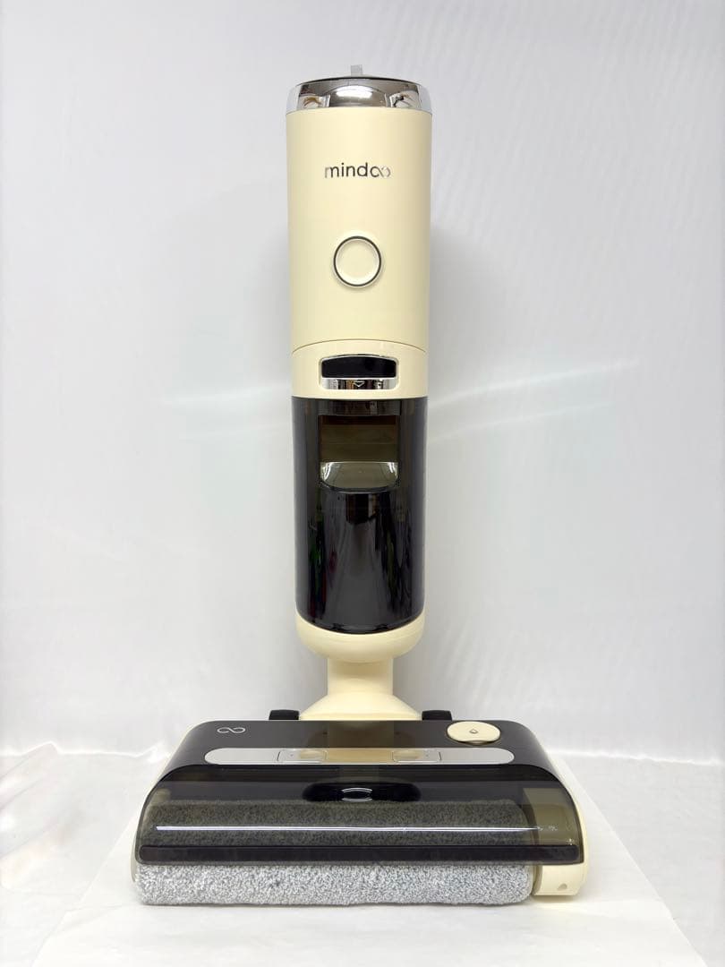 ②Mindoo AquaX コードレス 水拭き掃除機 クリーム メーカー再生品