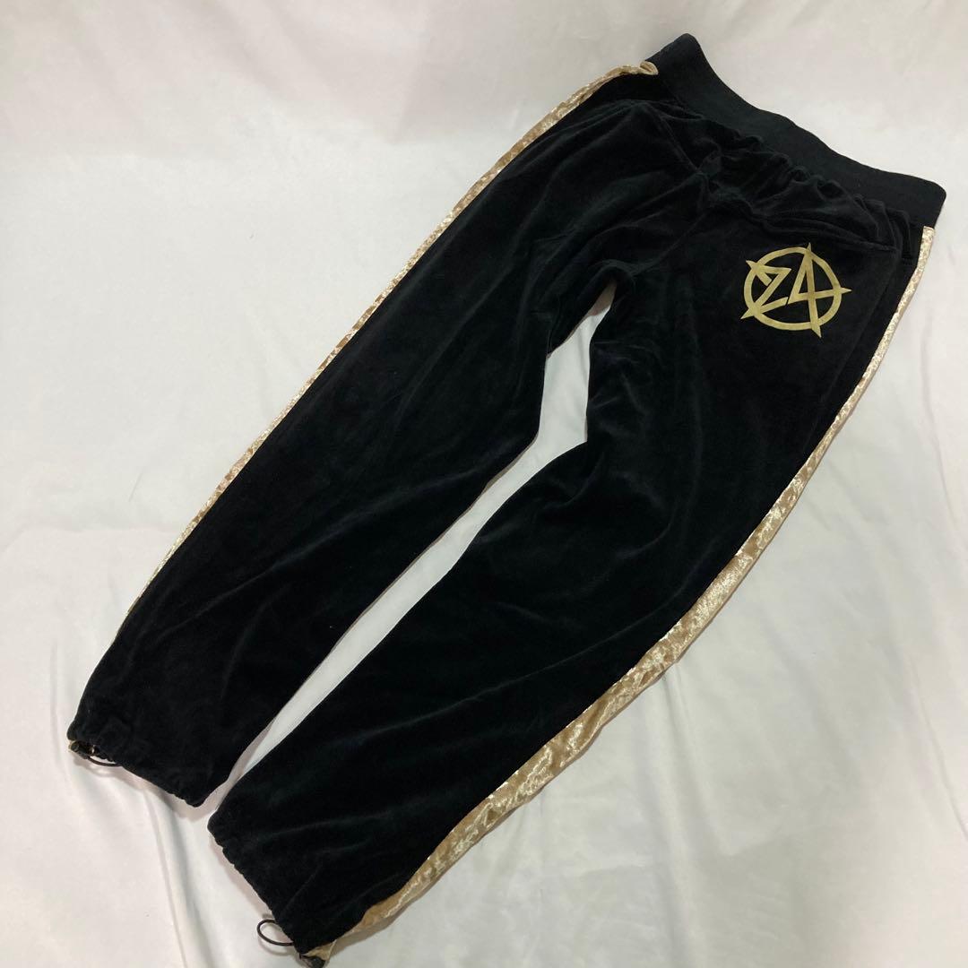 24KARATS セットアップ ジャージ　ステイゴールド　黒×金 Lサイズ