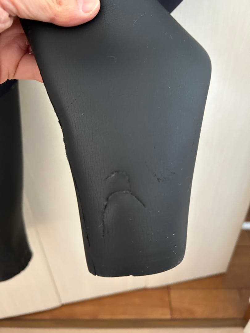 RASH ウェットスーツ　セミドライ　ML ラバー柔らか　オールブラック　激シブ