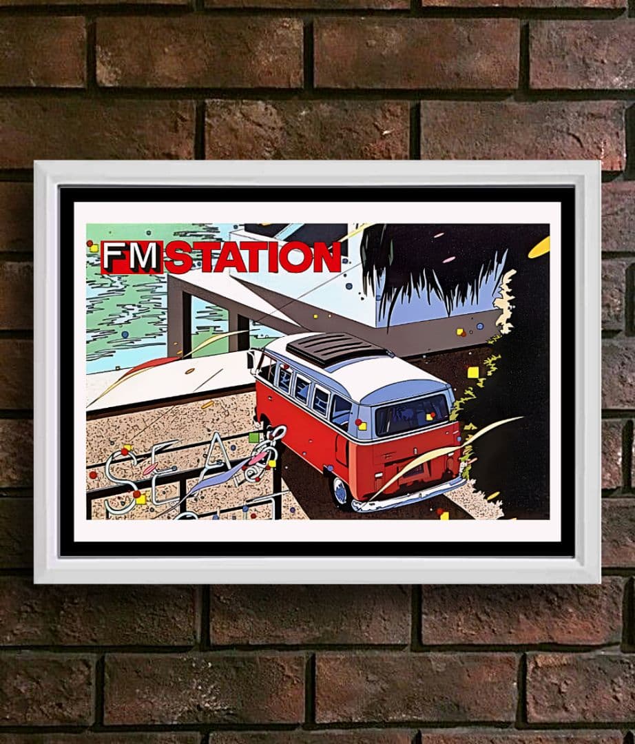 鈴木英人 / FMステーション【A4サイズ写真ポスターフレーム付き10点セット】