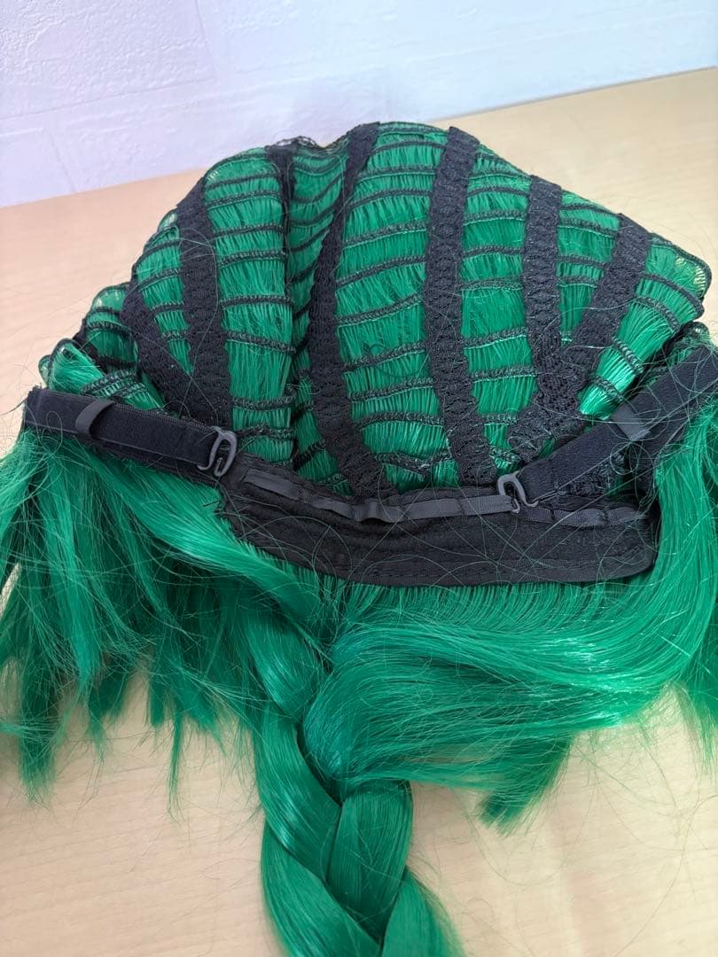 値下げ中✨にじさんじ 緑仙 コスプレ 衣装 ウィッグ　アイブロウペンシル　下地