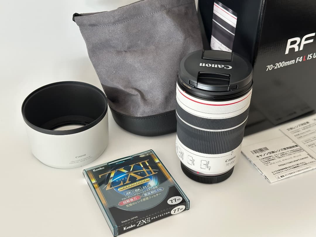 【美品/フィルター付】Canon RF70-200mm F4 L IS USM