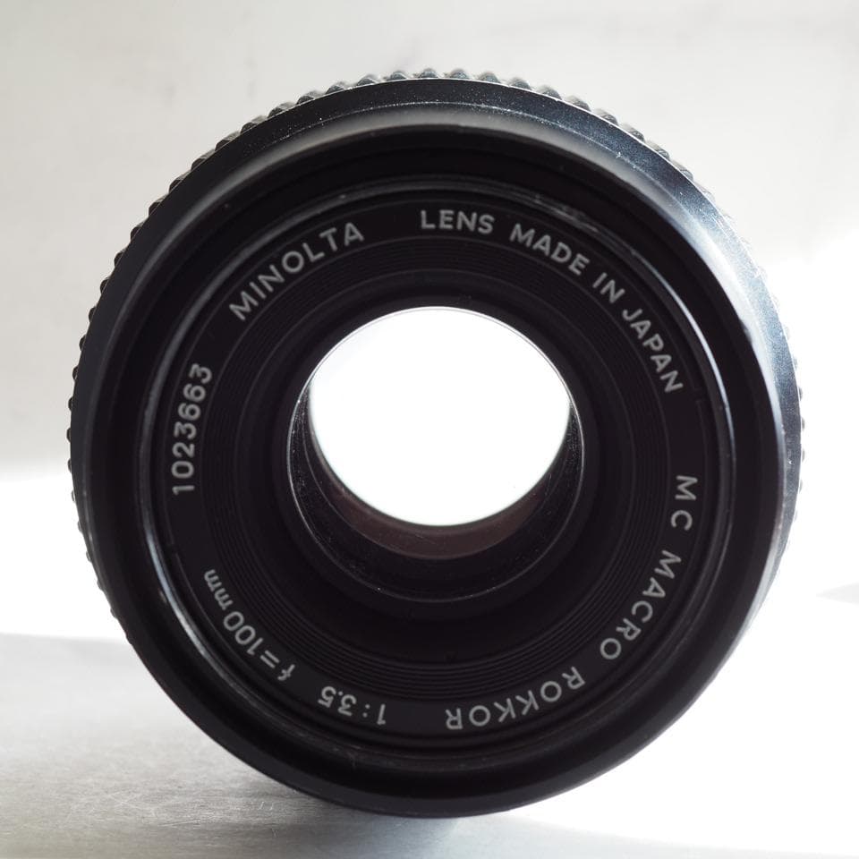 ミノルタ MC Macro Rokkor 100mm f3.5 マクロ
