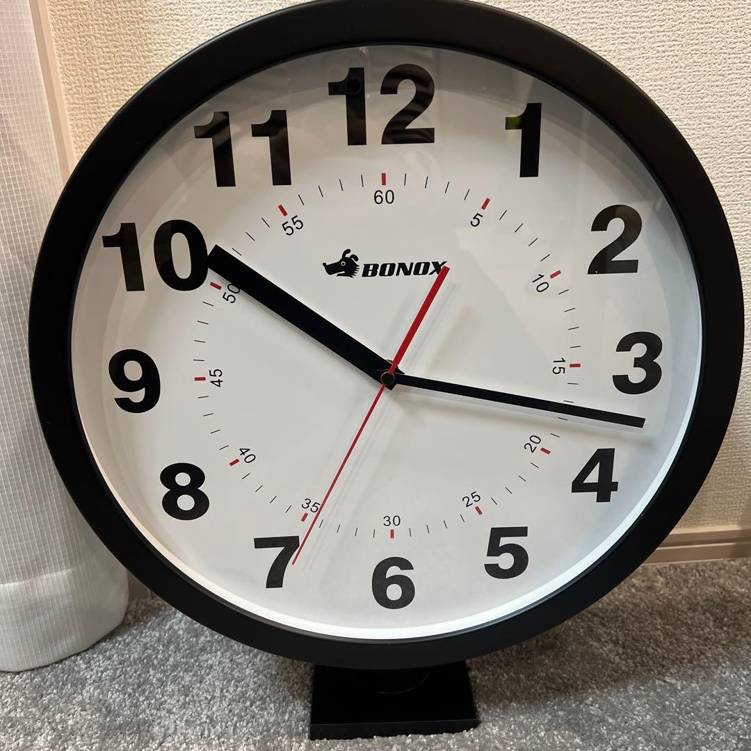 DULTON 大きめアナログ時計 黒