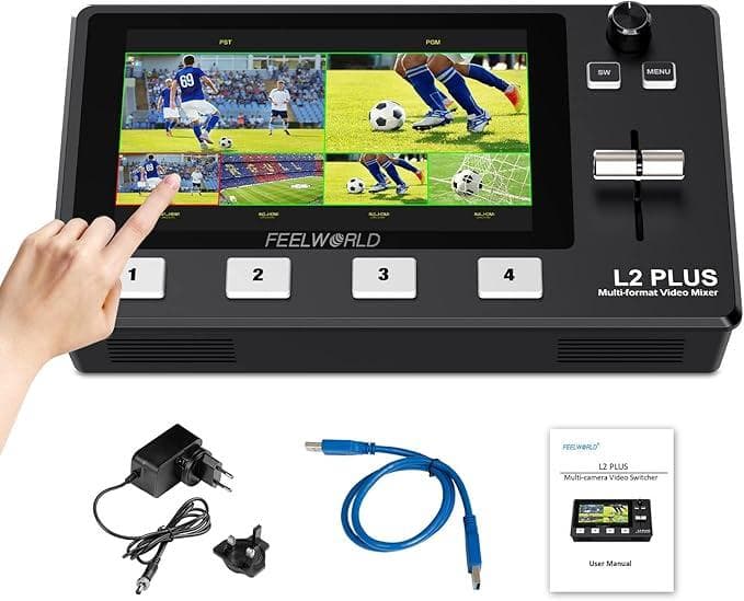 FEELWORLD L2 Plus マルチカメラビデオミキサースイッチャー