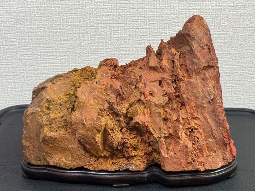 15kg 佐渡赤玉石 赤玉 赤玉石 糸掛 赤石 天然石 水石 鑑賞石 天然石