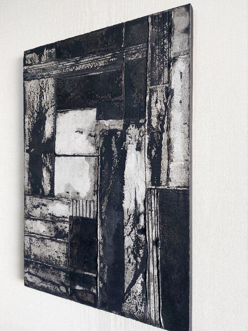 テクスチャーアート★≒60×42×3㎝　　抽象画 現代アート　インテリア
