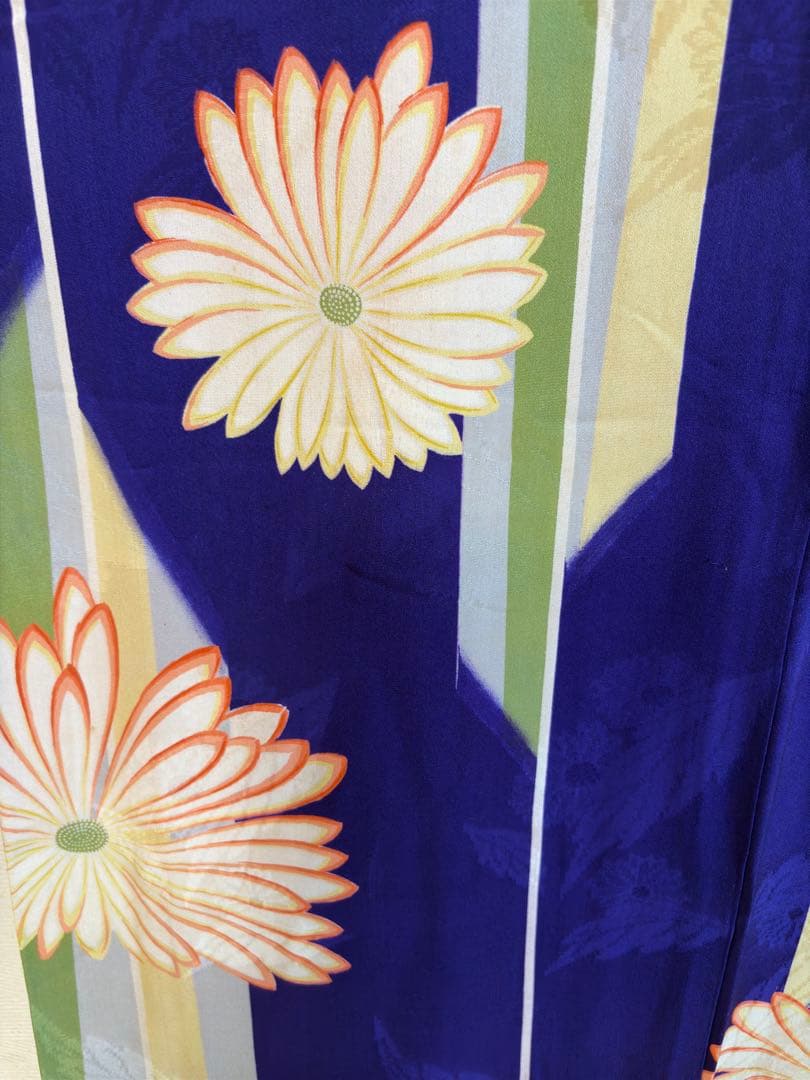 アンティーク　錦紗　子供　着物　　アンティーク着物　七五三