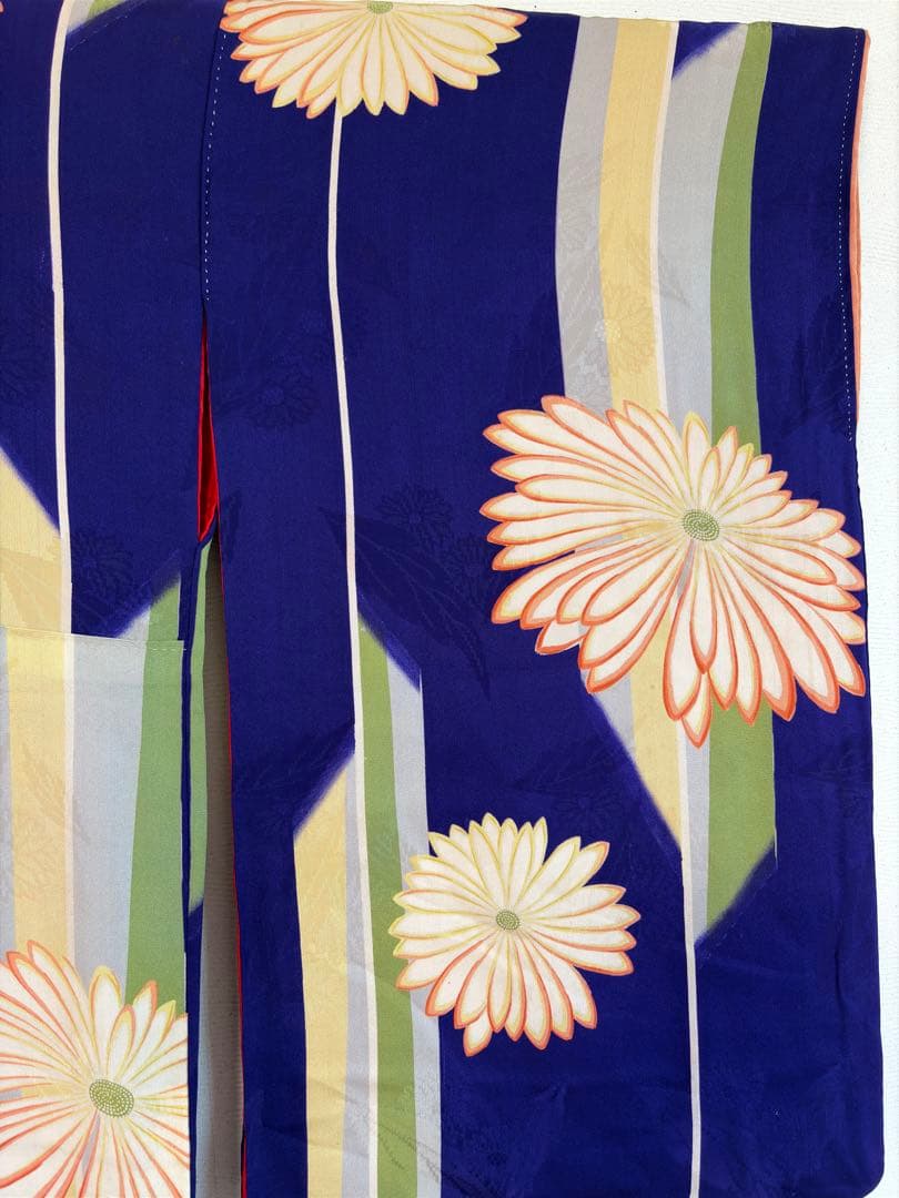 アンティーク　錦紗　子供　着物　　アンティーク着物　七五三