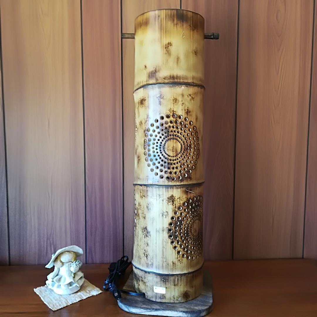 癒し灯火　竹灯籠　No23196 (極太孟宗竹)