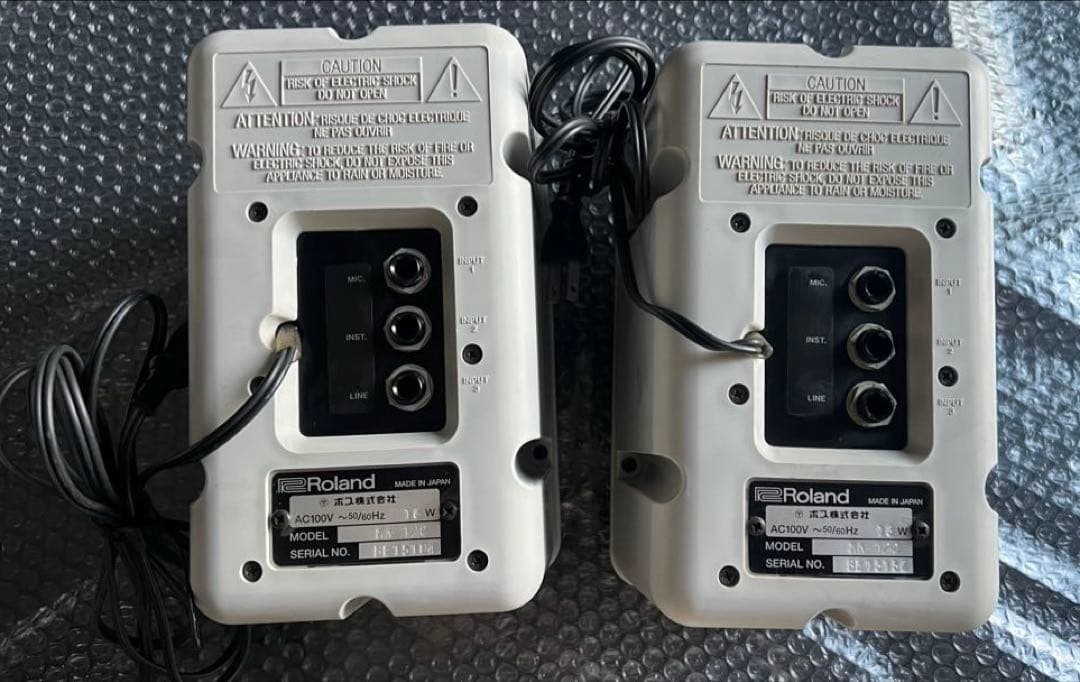 【動作品】Roland ローランド MA-12C アンプ モニタースピーカー
