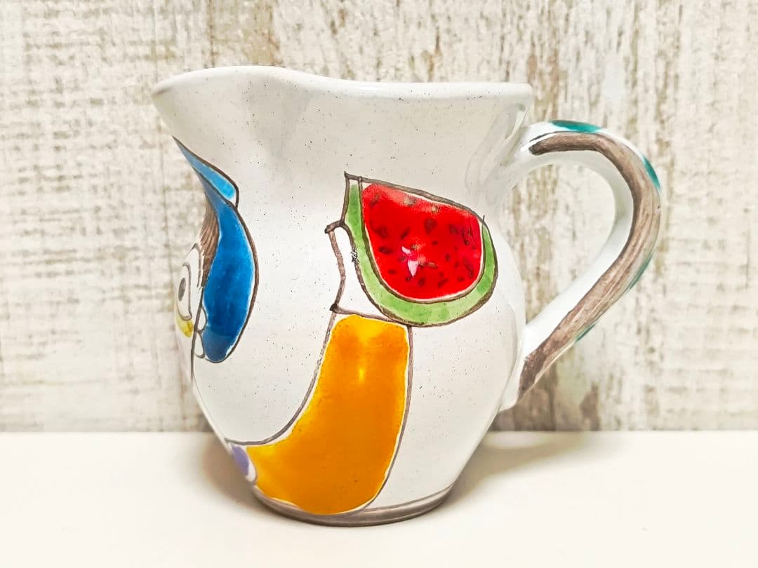 デシモーネ 陶器 花瓶 水差し 2つ イタリア シチリア ヴィンテージ アート