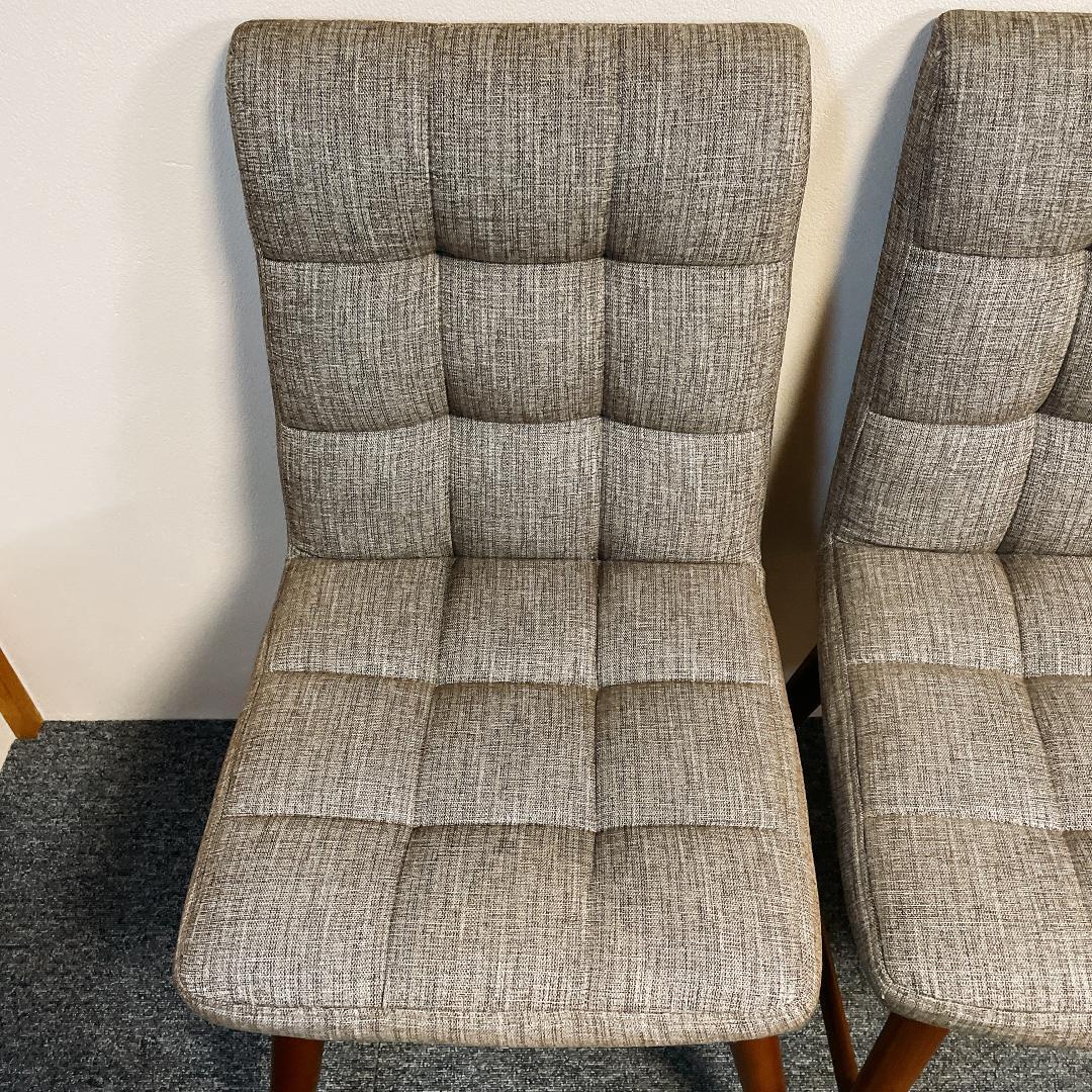 美品 ニトリ 回転式 ダイニングチェア 椅子 2個セット