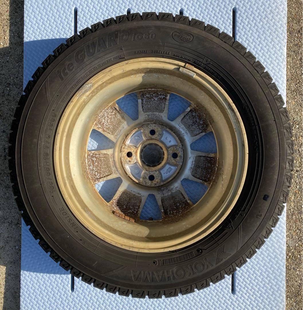 ★165/65R13 ダイハツ純正アルミホイール&スタッドレスタイヤセット★