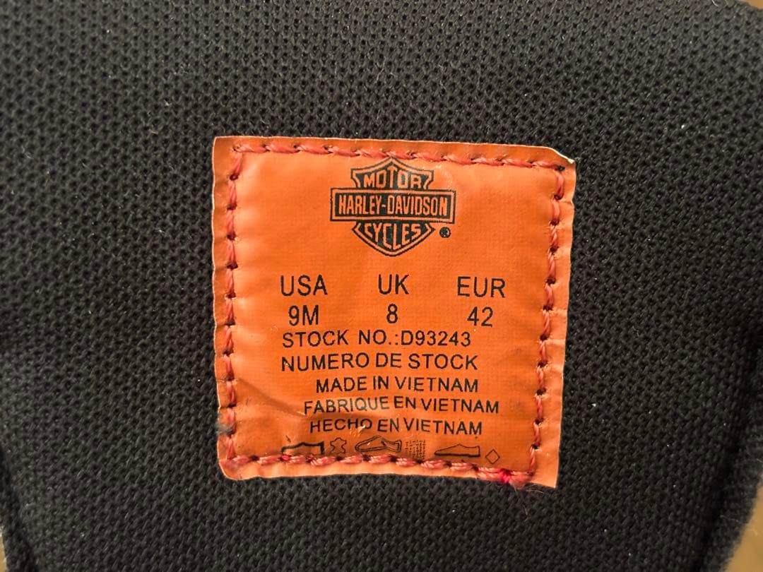 専用】ハーレーダビッドソン ブーツ/ブラック US9M、日本 27cm/ハーレー