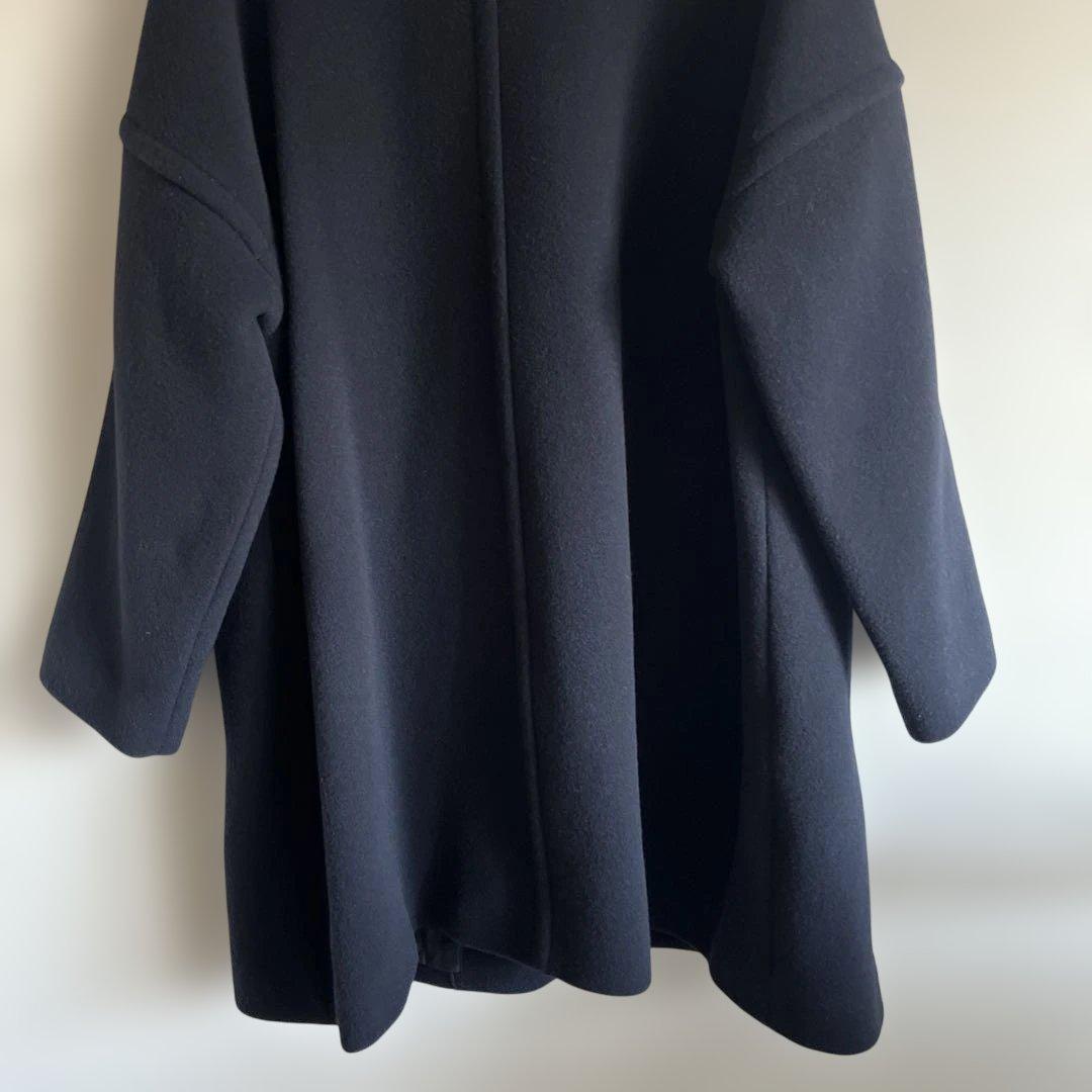 MACPHEE マカフィー　ショートパイルメルトン オーバーサイズドコート